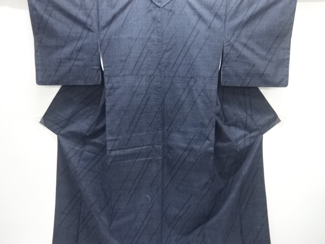 JAPANESE KIMONO / ISHIGE YUKI STUMUGI / WOVEN STRIPE 